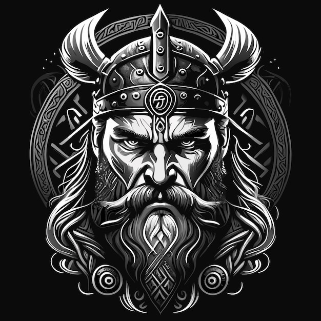 Threads of Norse Glory TShirt Designs Unveiling the Viking Era Visages