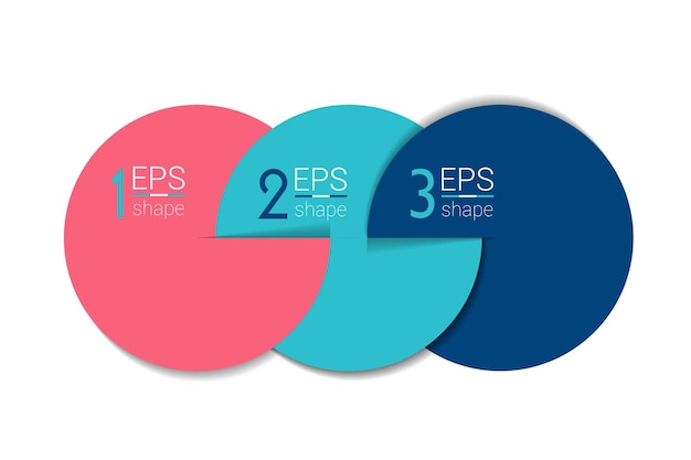 Three business elements banner template 3 steps design chart infographics.