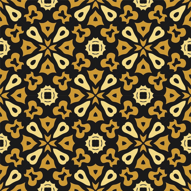 Three colors pattern ornament background. Ethnic seamless ready for print