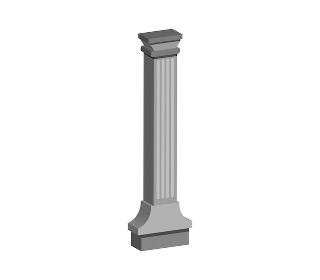 Three-dimensional temple column