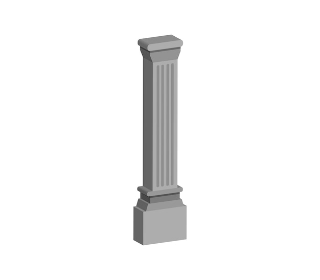 Three-dimensional temple column