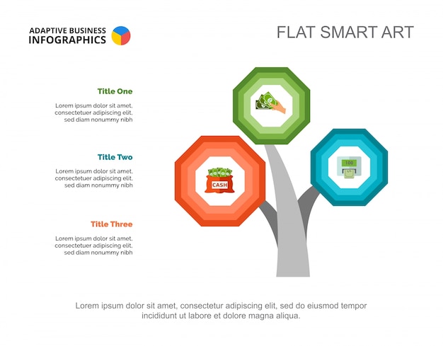 Three Tree Branches Plan Slide Template