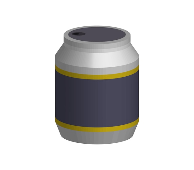 Threedimensional beer can