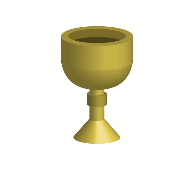 Threedimensional Christian cup