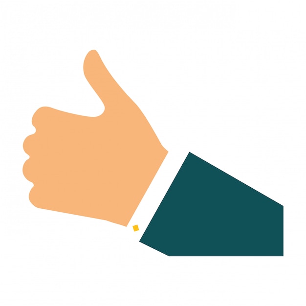 thumb up hand gesture icon image 