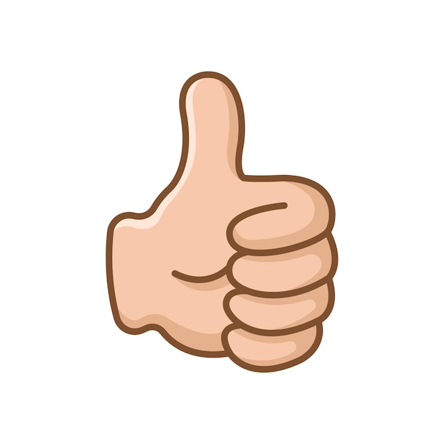 thumb up thumb down icon vector design template in white background