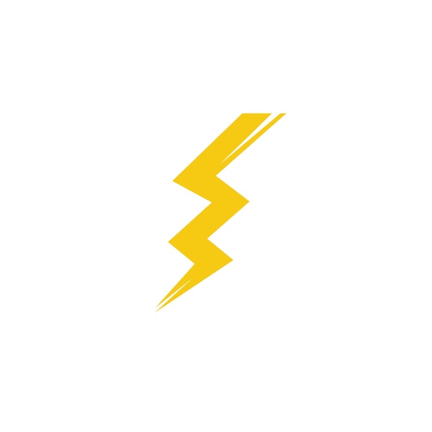 Thunder logo design icon