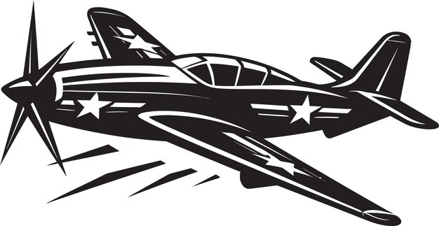 Vector thunderbird thunder thunderbolt iconic symbol aero aviator air force thunderbolt emblem design