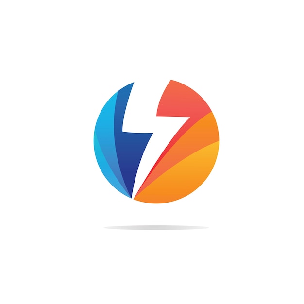 Thunderbolt logo and symbol vector