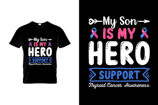 Thyroid cancer TShirt Design or Thyroid cancer poster Design Thyroid cancer Quotes Thyroid cance