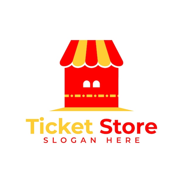 Ticket store logo design