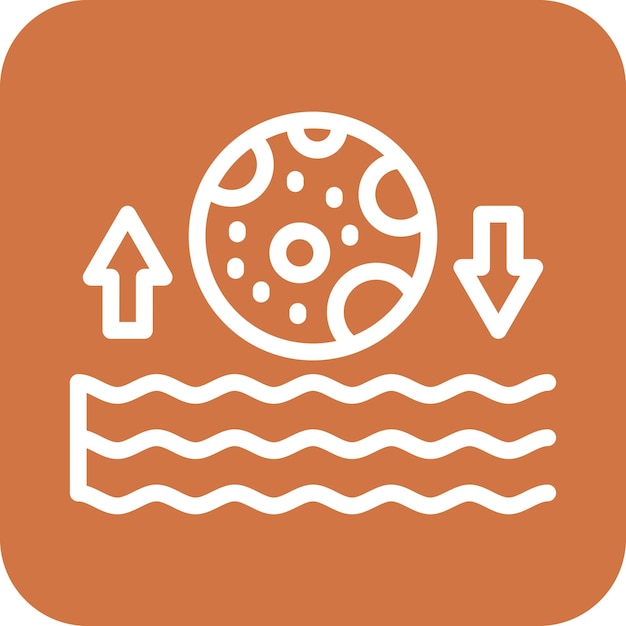 Vector tide icon style