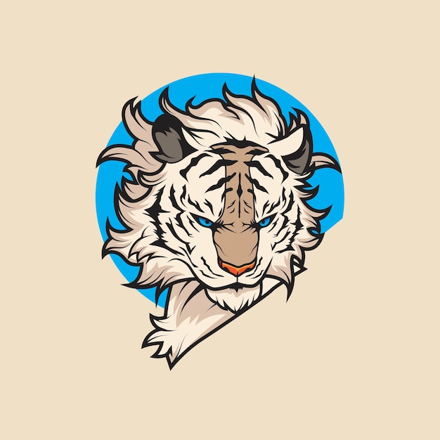 tiger head bust shirt design