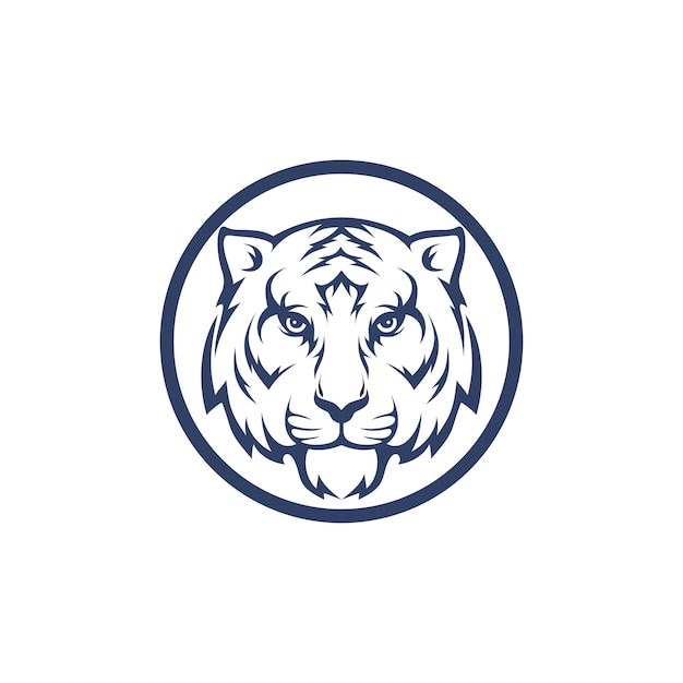 Tiger head logo design