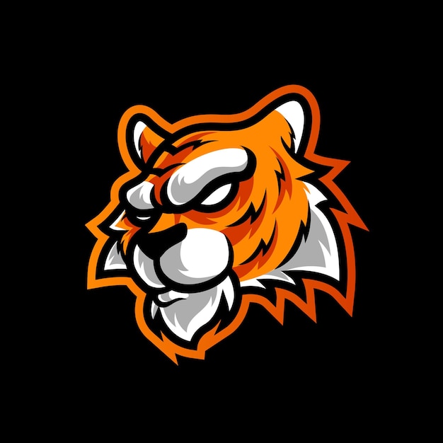 TIGER HEAD SPORT MASCOT LOGO