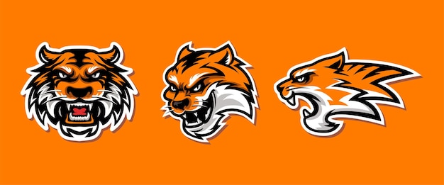 Tiger Head Template for Esport and Gaming Logo