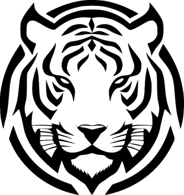 Tiger High Quality Vector Logo Vector illustration ideal for Tshirt graphic