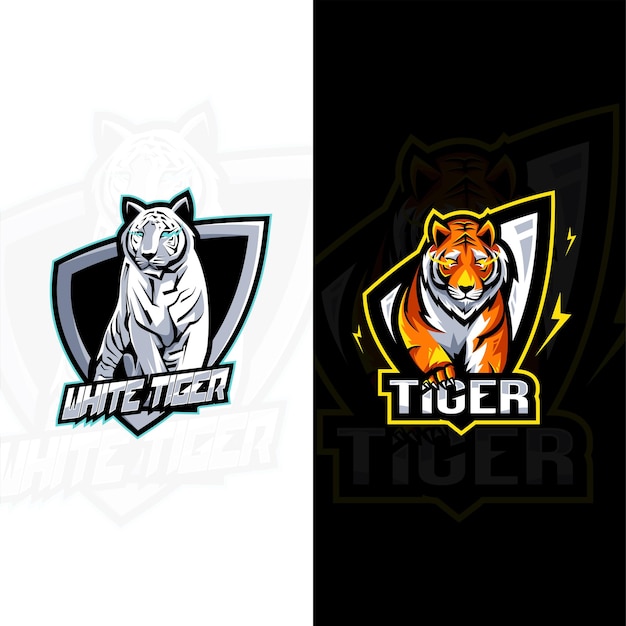 Tiger logo mascot collection design