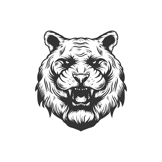 Tiger logo template