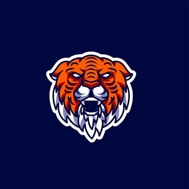 tiger mascot and esport gaming logo