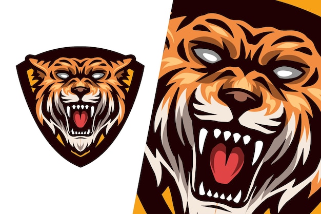 Tiger Mascot Logo Esport