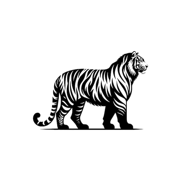 tiger silhouette