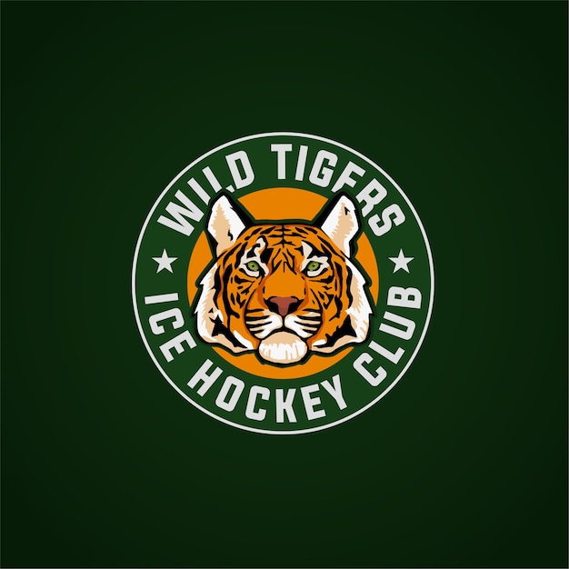 Tiger sport club logo vector