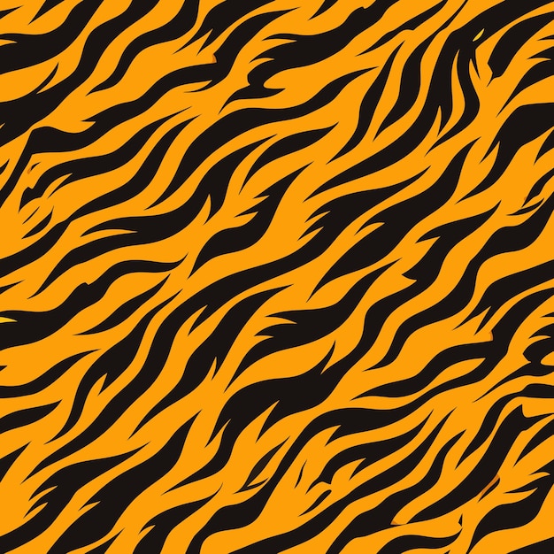 Vector tiger stripes pattern background