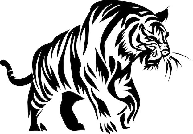 Tiger Tattoo vector illustration