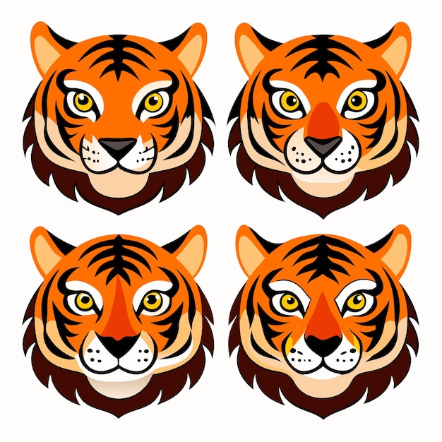 Tiger Vector Art Illustration Perfect for Logos and Posters