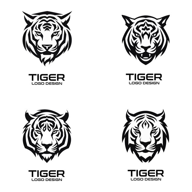 Tiger vector logo design