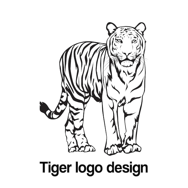 Tiger vector logo design