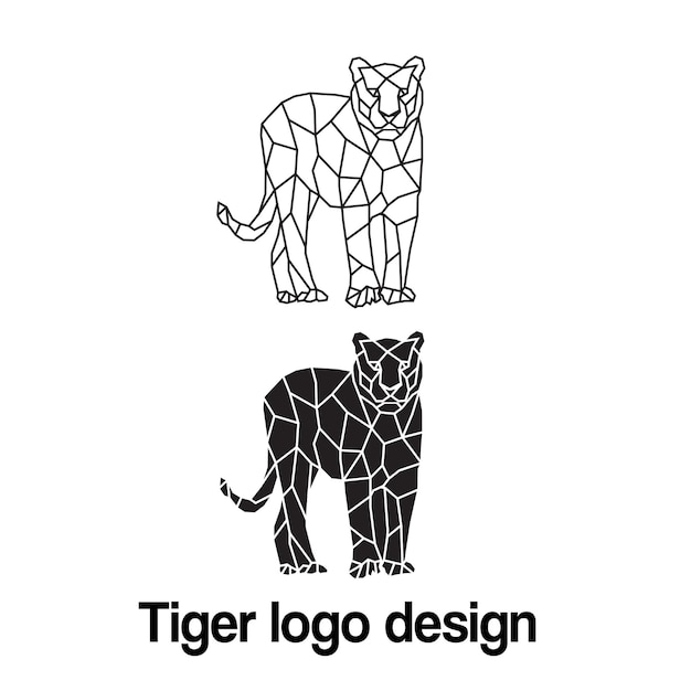 Tiger vector logo design