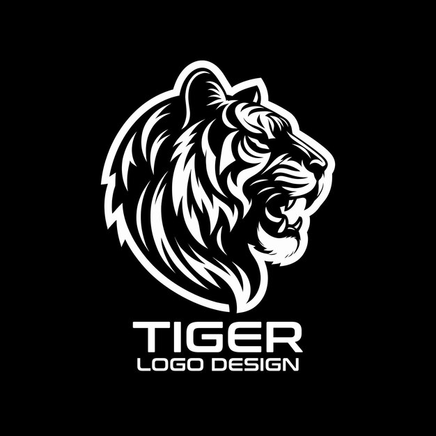 Vector tiger vector logo design