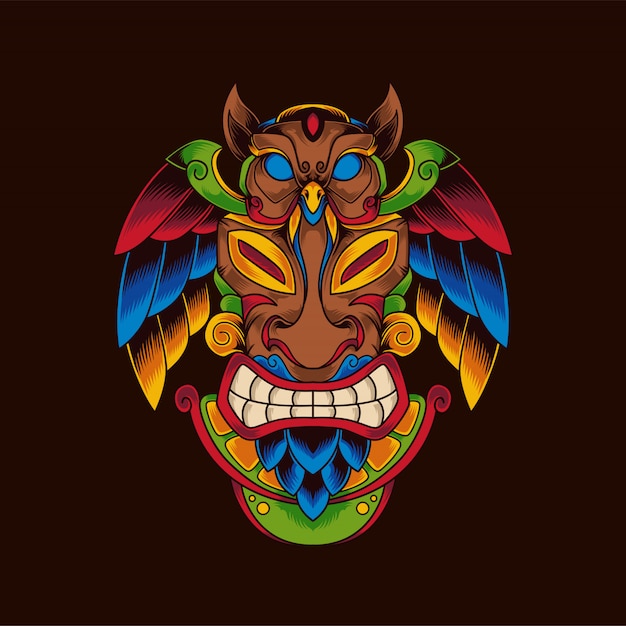 Tiki mask