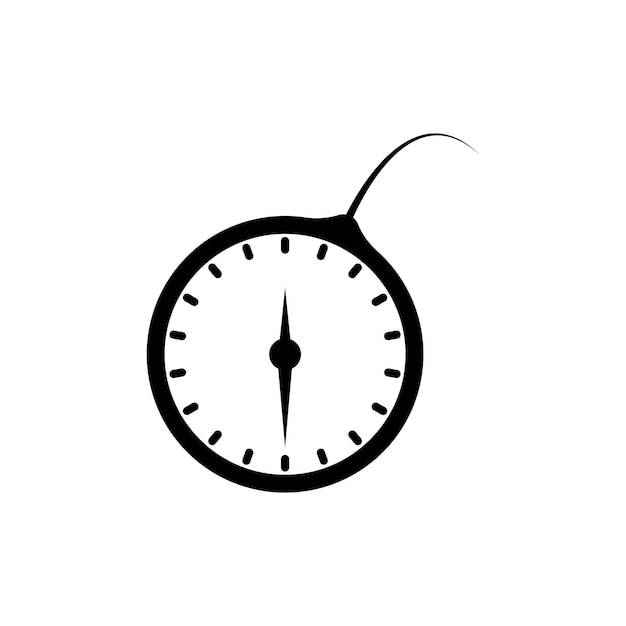 time bomb icon vector template illustration logo design