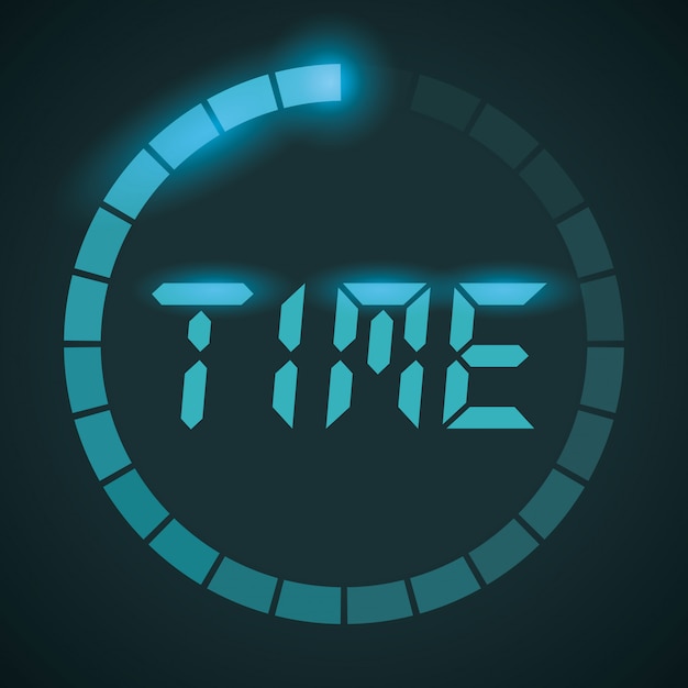 Time design, vector illustration.