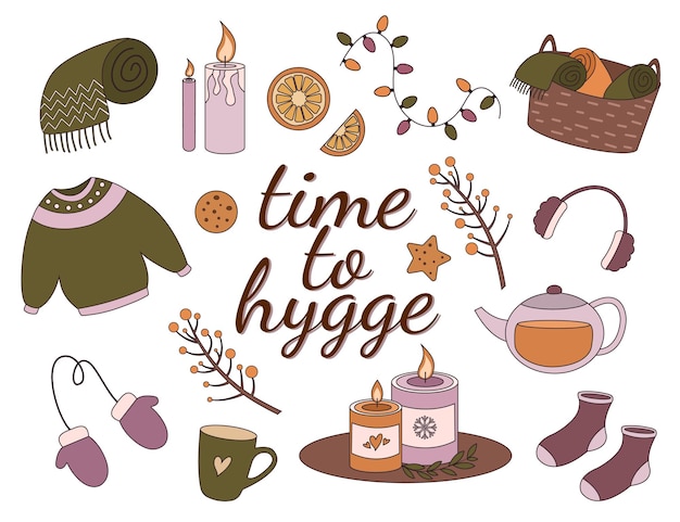 Time to hygge Cozy home element collection