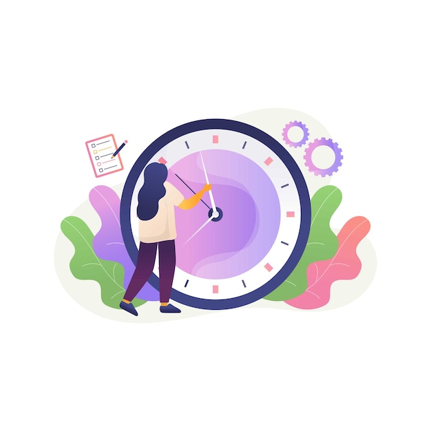 Time Management concept illustration