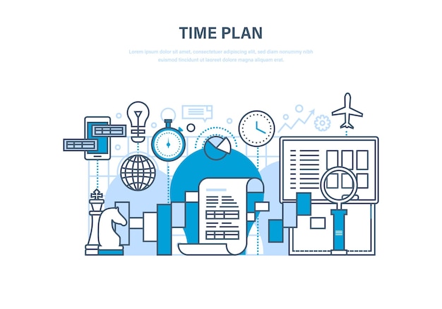 Time management planning analysis research marketing strategy and business strategy