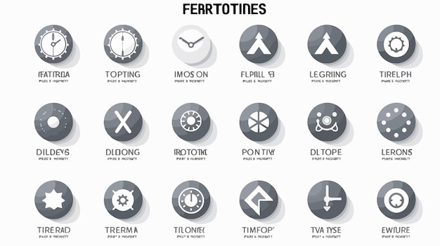 Time Options Pictograph with Free Bonus Symbols