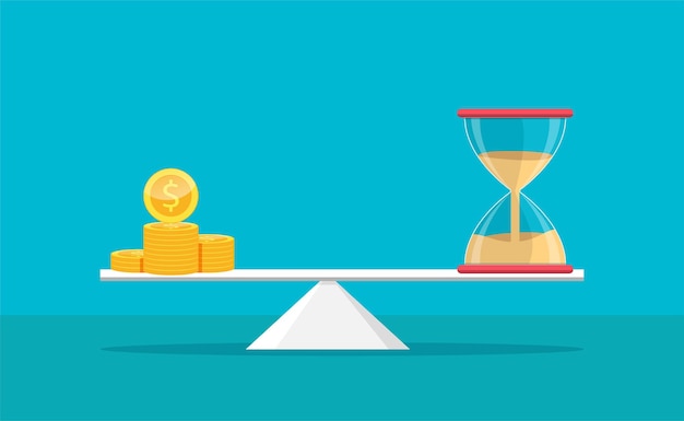 Time value of money asset growth over time depicts investment in longterm equity