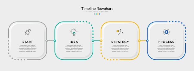 timeline 5 6 options infographic for presentations workflow process diagram flow chart report