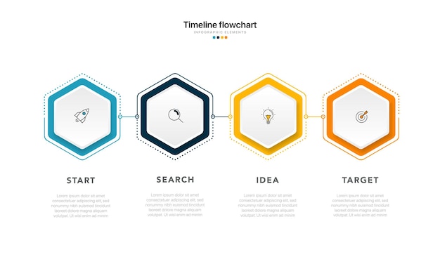 timeline 5 6 options infographic for presentations workflow process diagram flow chart report