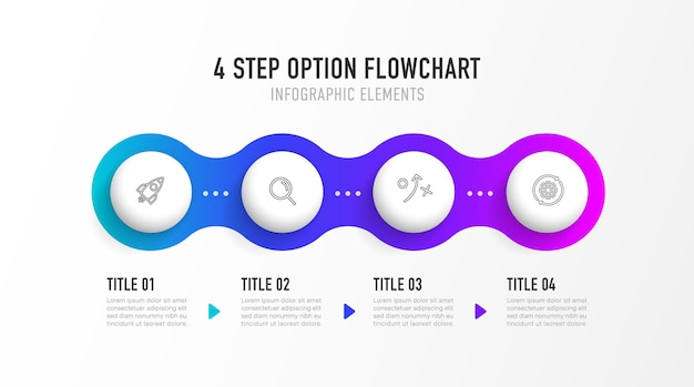 Timeline options infographic for presentations workflow process diagram flow chart report