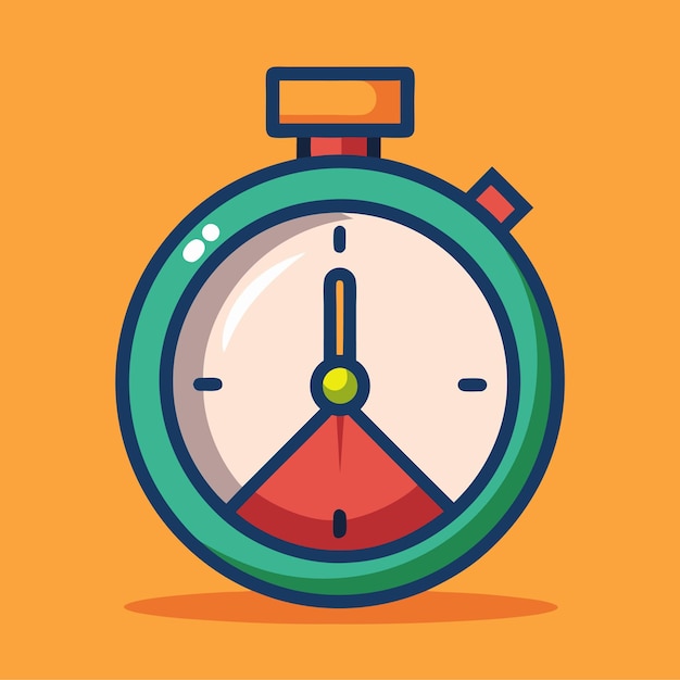 Vector timer vector art illustration design