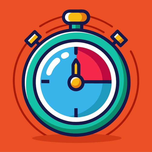 timer vector art illustration design