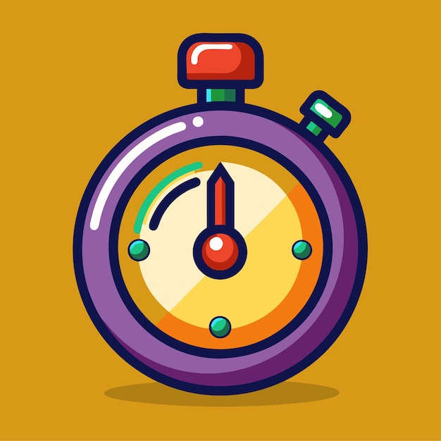 timer vector art illustration design