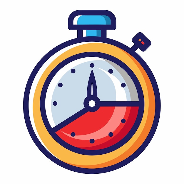 Vector timer vector art illustration design