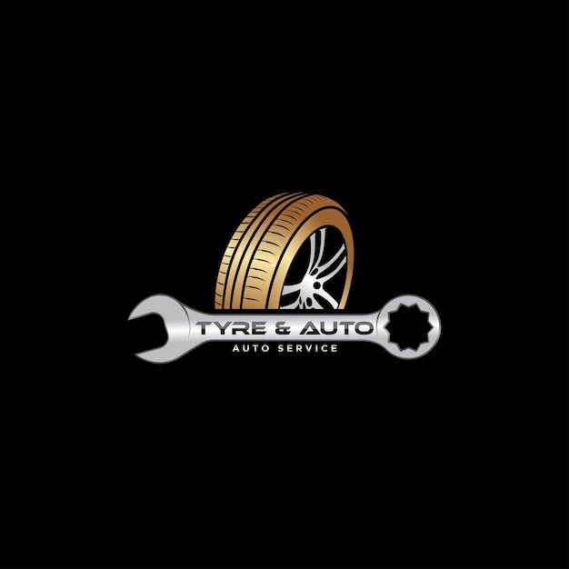 Tire logo design template vector illustration